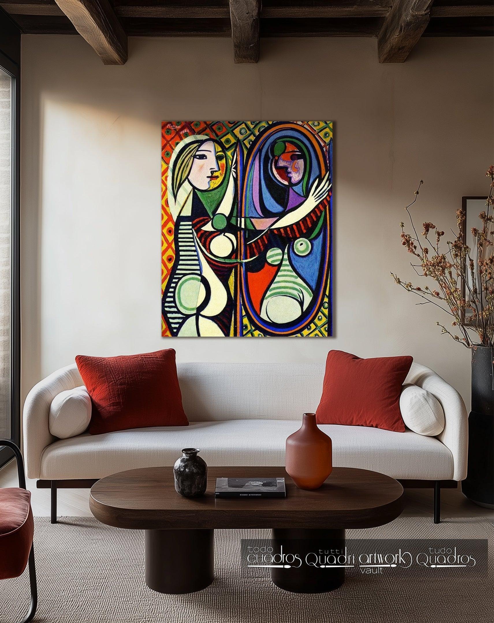 Menina diante do espelho, Picasso