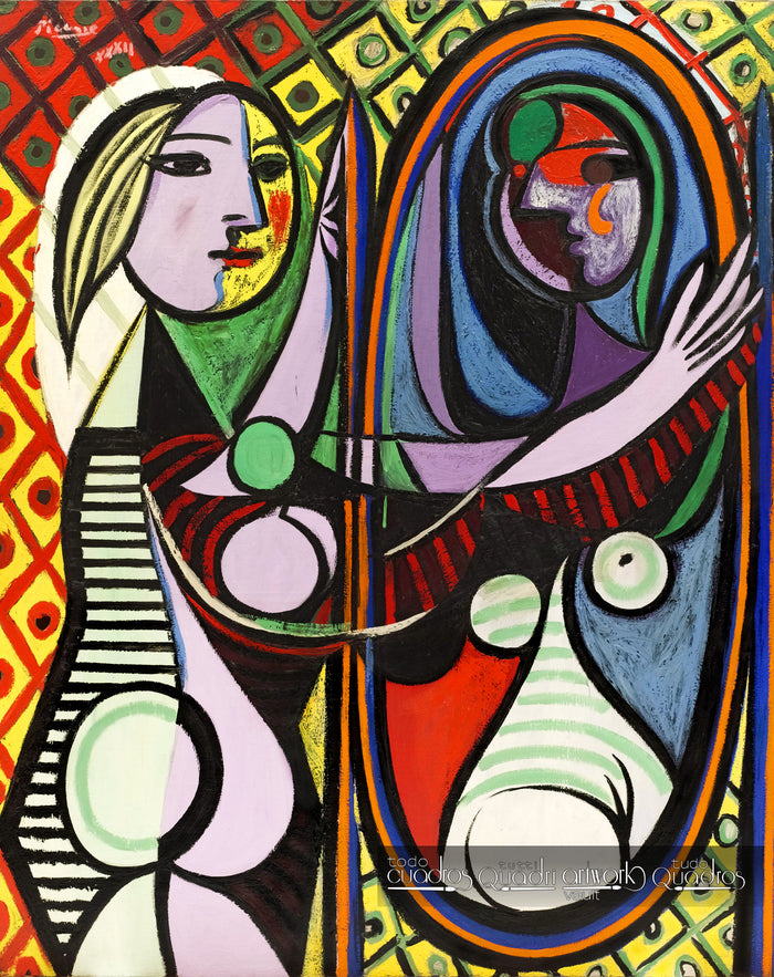 Menina diante do espelho, Picasso
