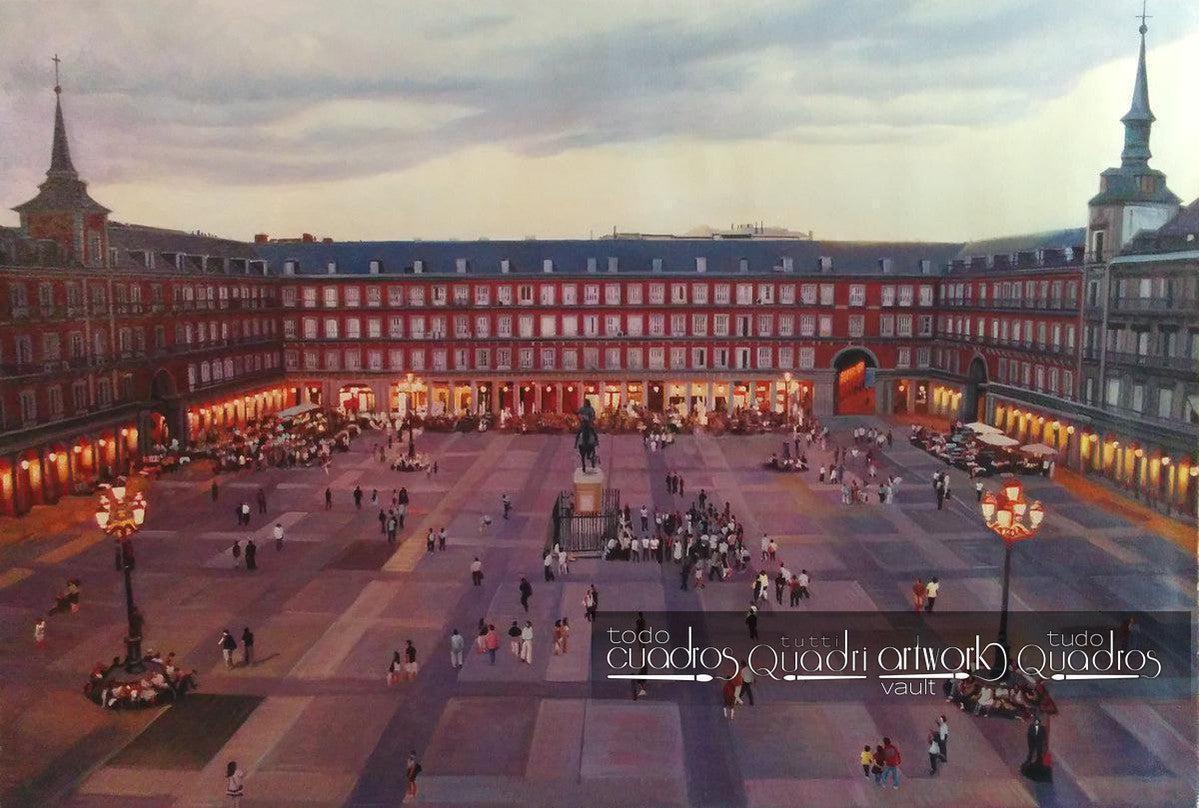 A Praça Maior de Madrid, Pôr do Sol