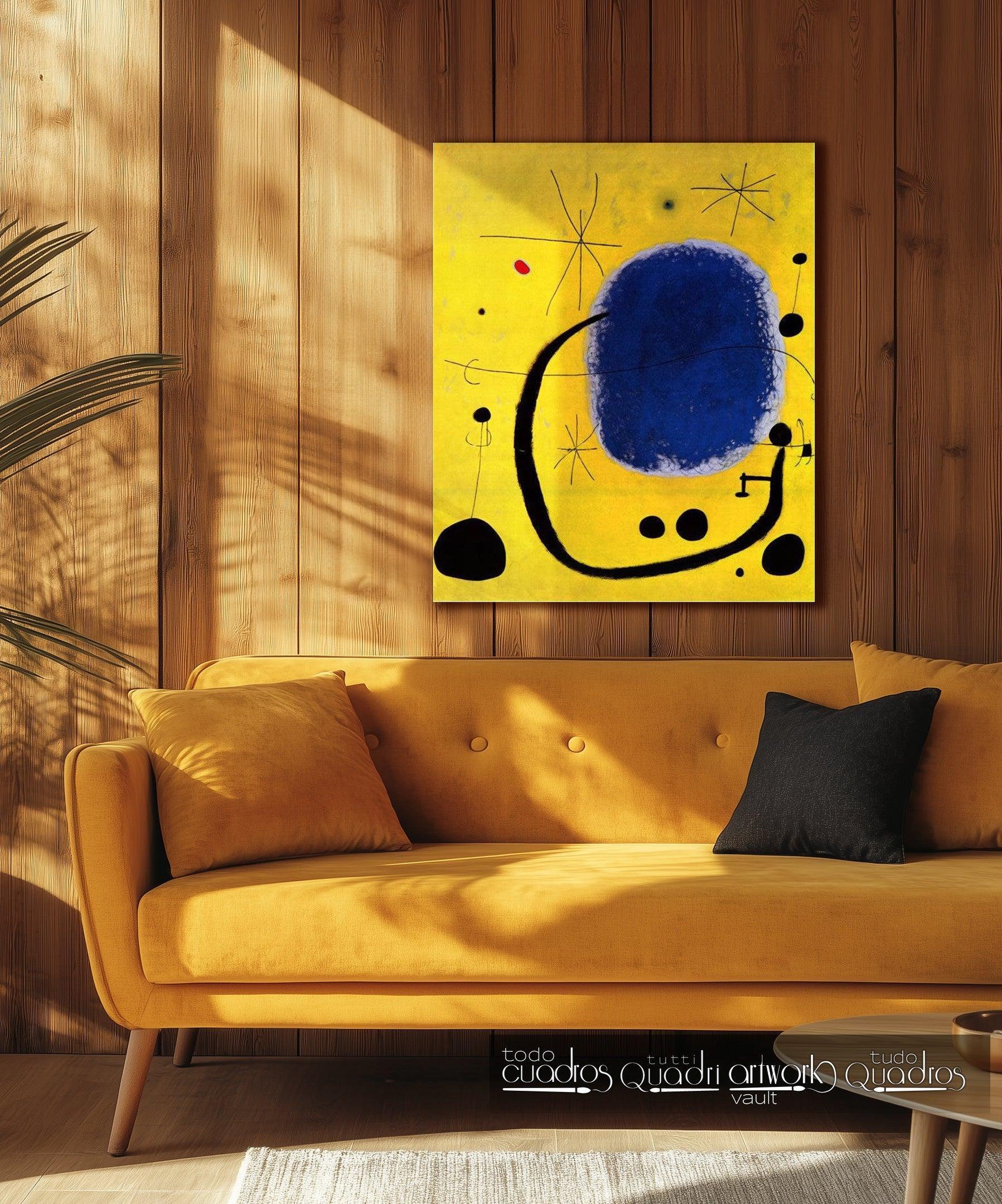 O ouro do firmamento, Miró