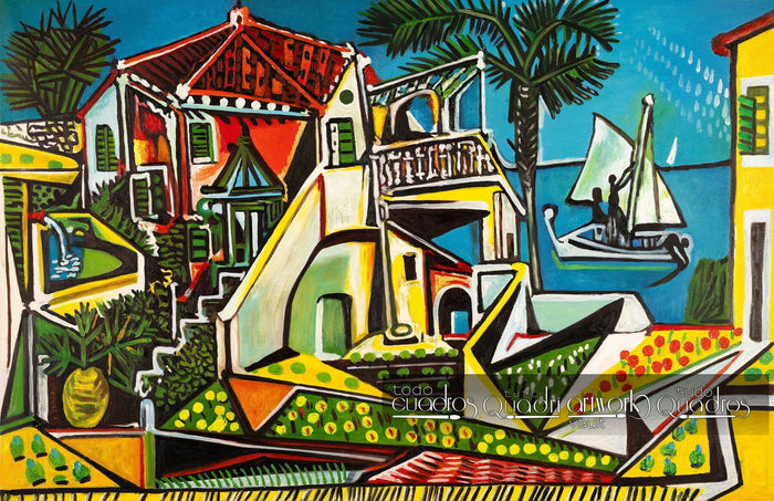 Paisagem mediterrânea, Picasso