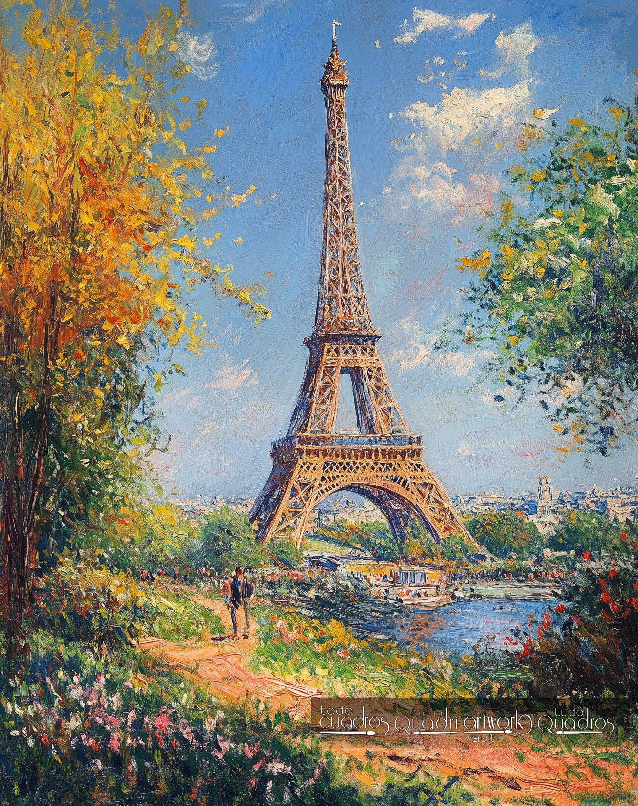 Os Jardins de Paris, estilo Monet