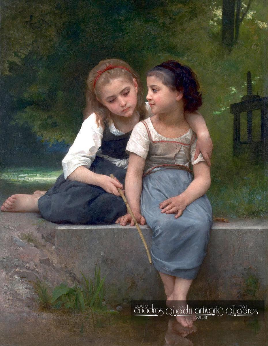 A pesca de rãs, Bouguereau