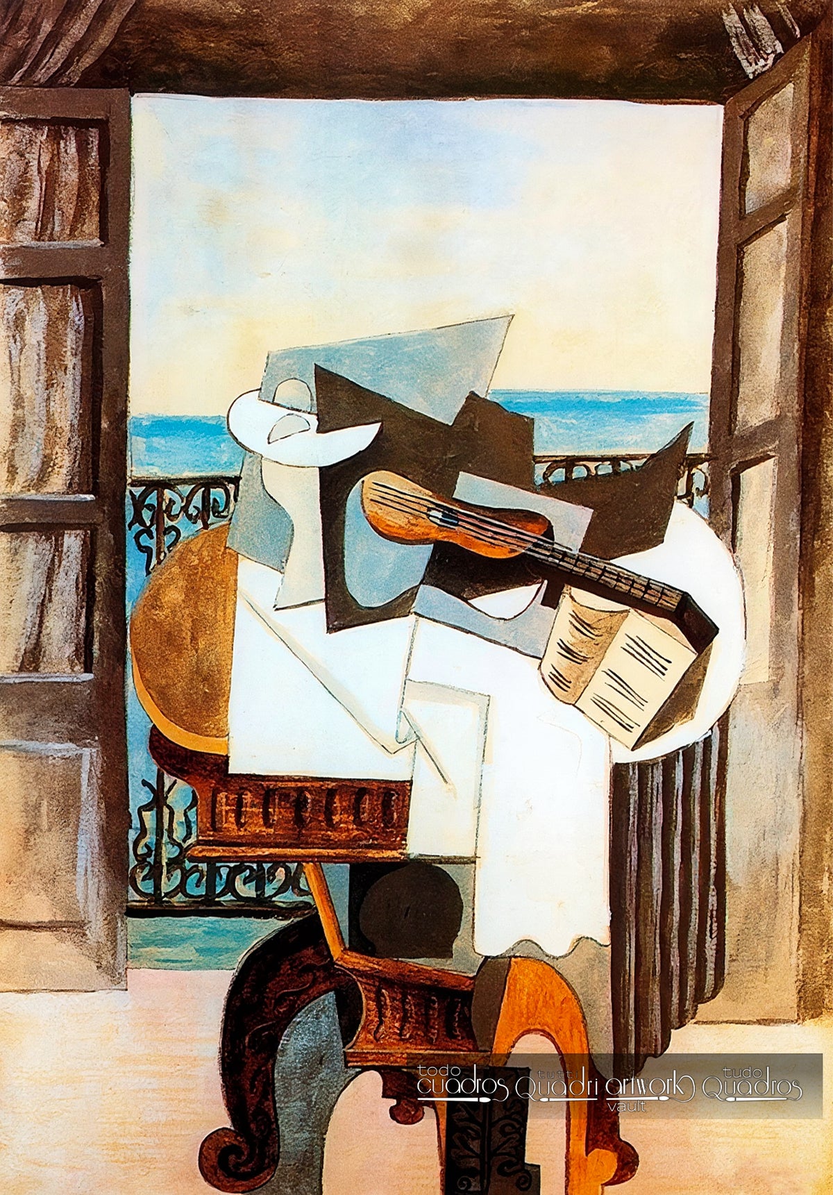Mesa em frente à janela, Picasso
