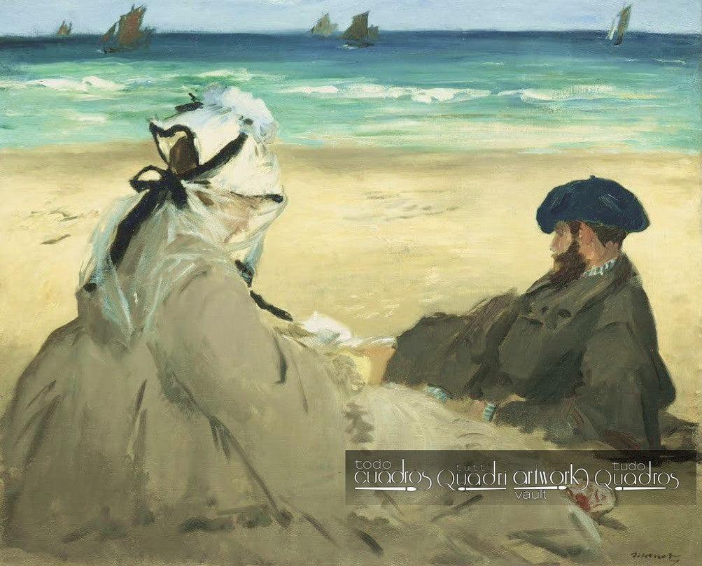 Na praia, Manet