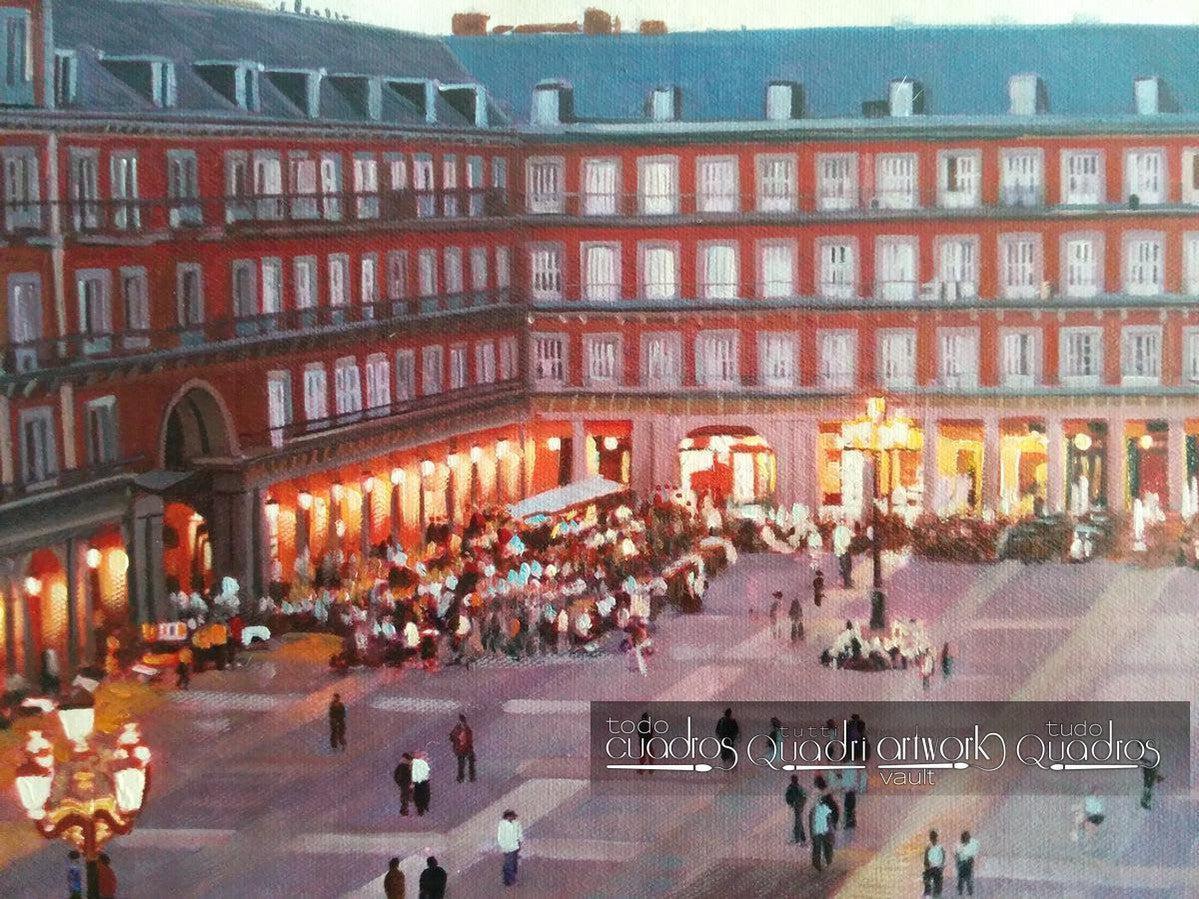 A Praça Maior de Madrid, Pôr do Sol