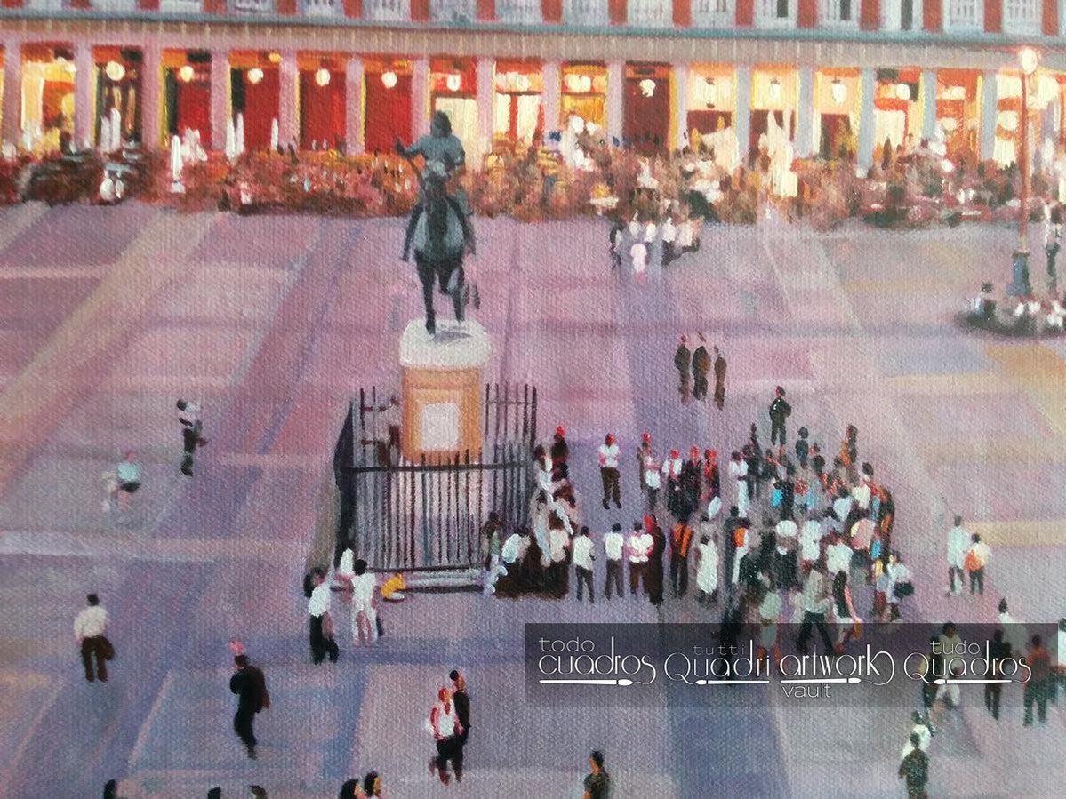 A Praça Maior de Madrid, Pôr do Sol