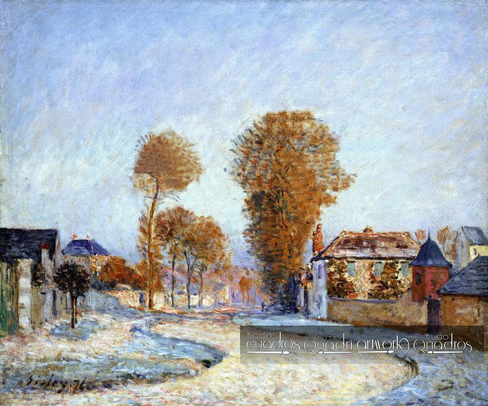 Primeira geada branca, Sisley