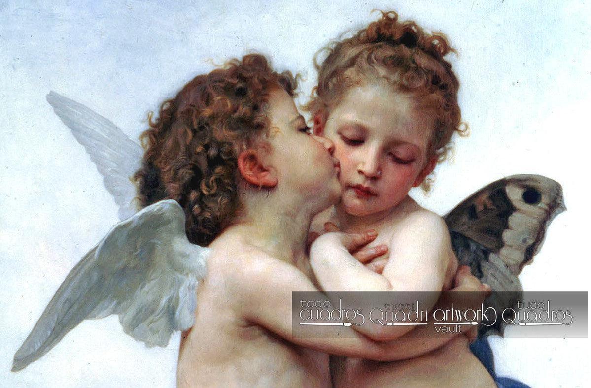 O Primeiro Beijo, Bouguereau (detalhe)
