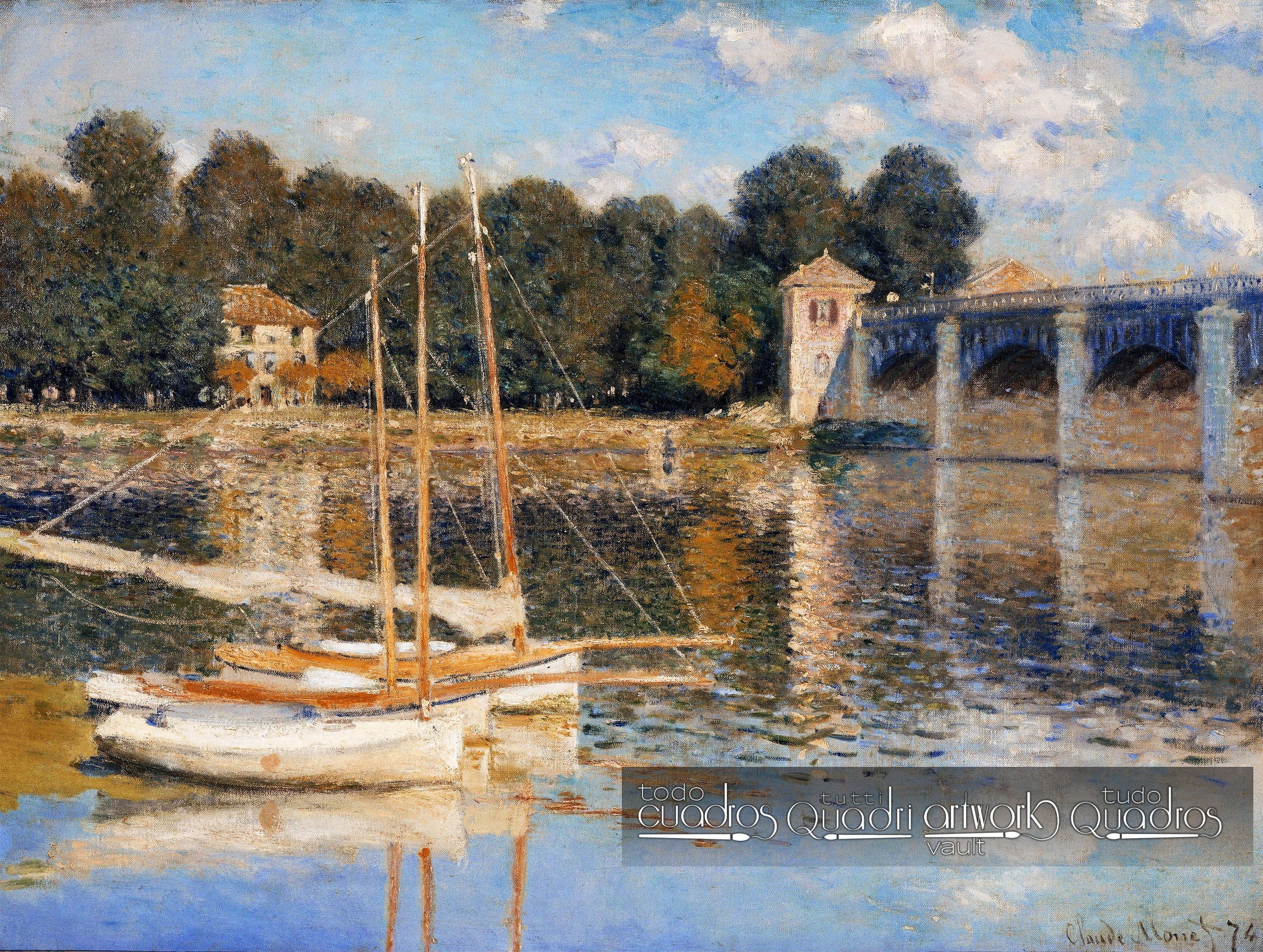 Ponte em Argenteuil, Monet