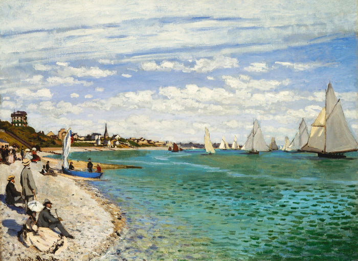 Regata em Sainte-Adresse, Monet