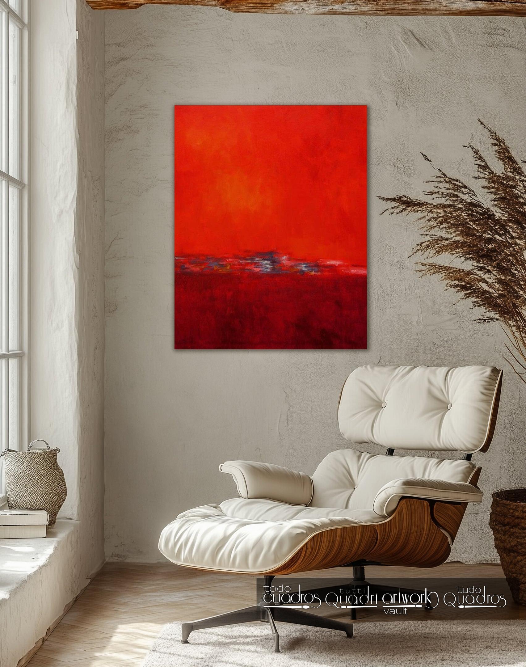 Vermelho, Abstrato