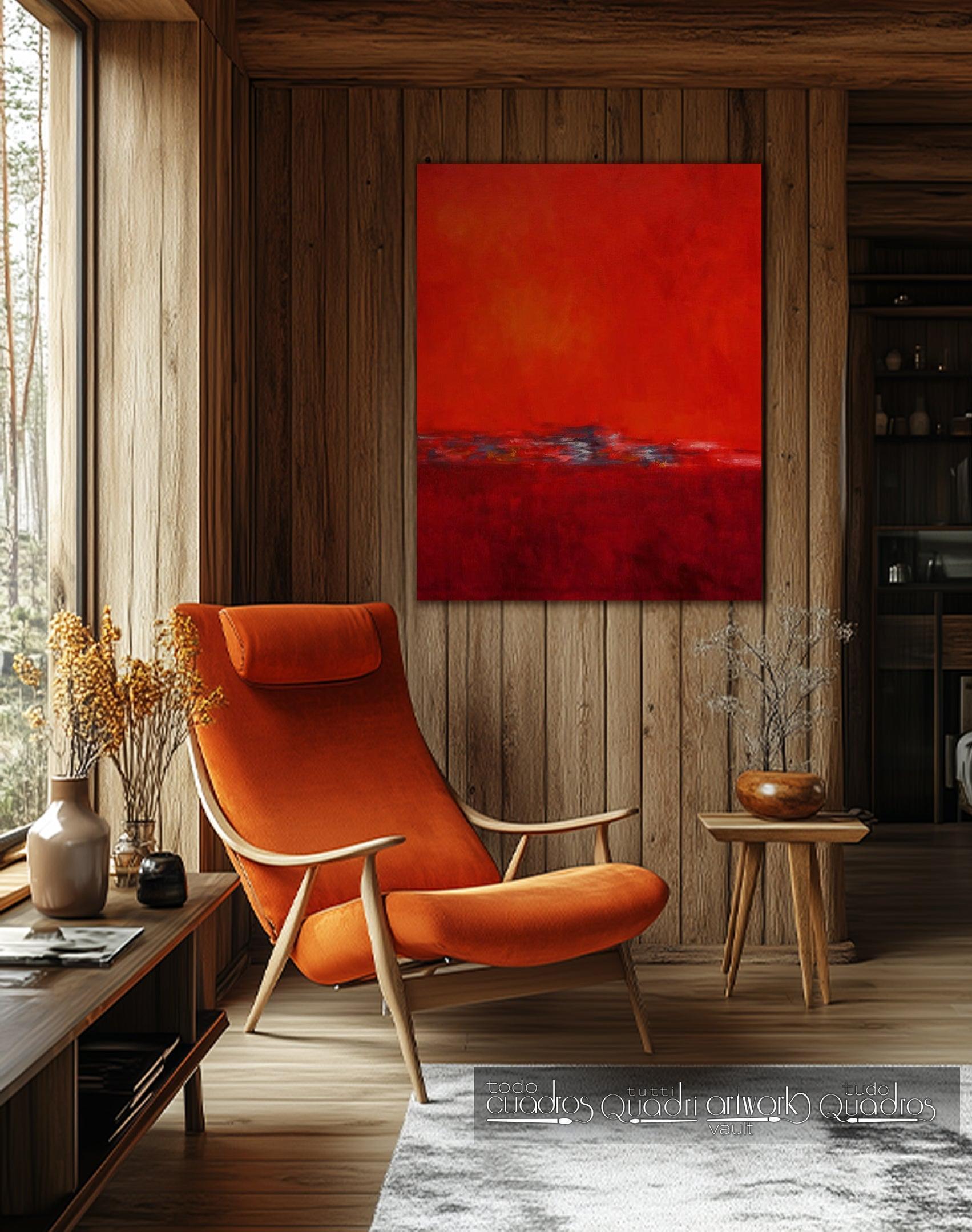 Vermelho, Abstrato
