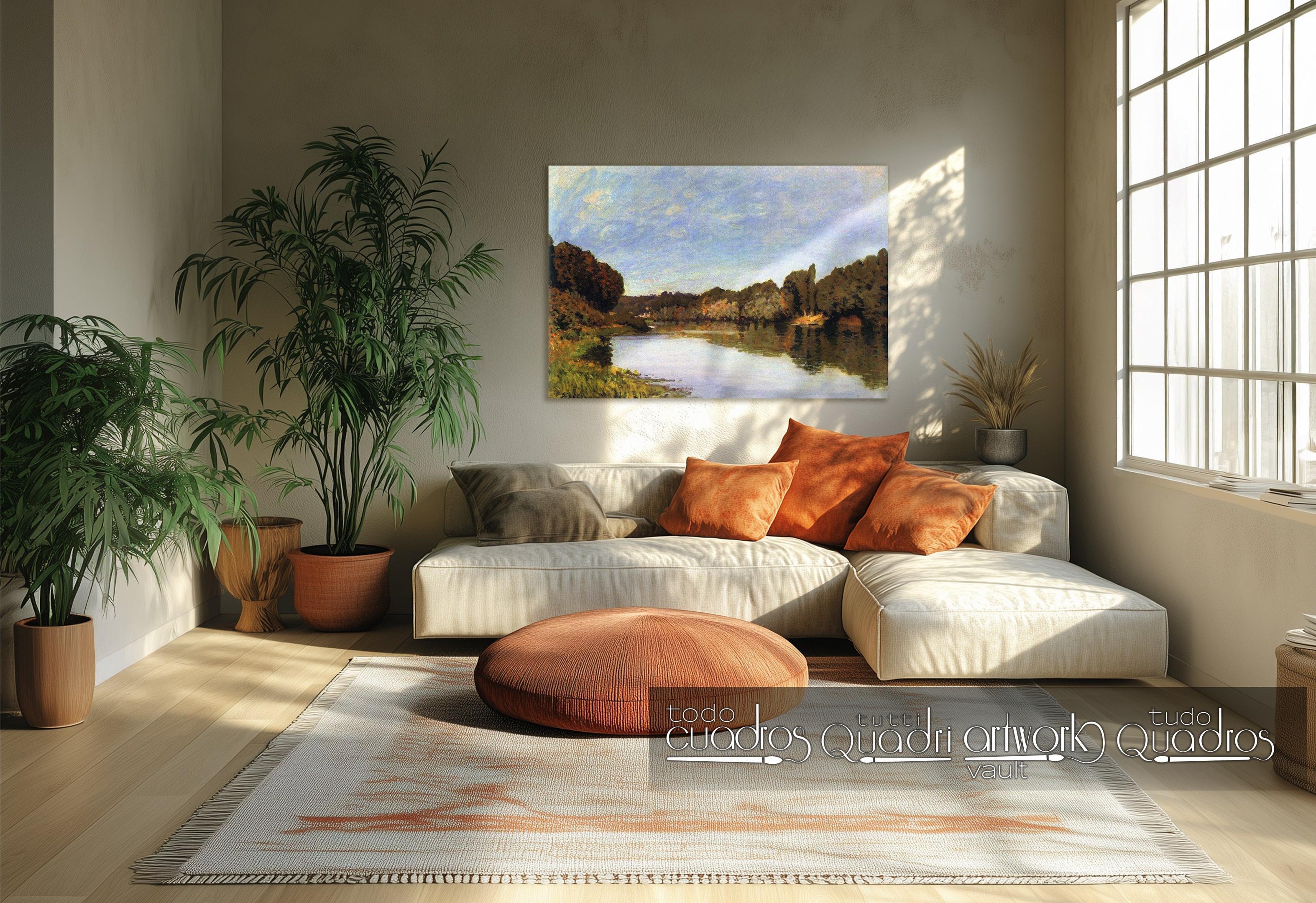 O Sena em Bougival, Sisley