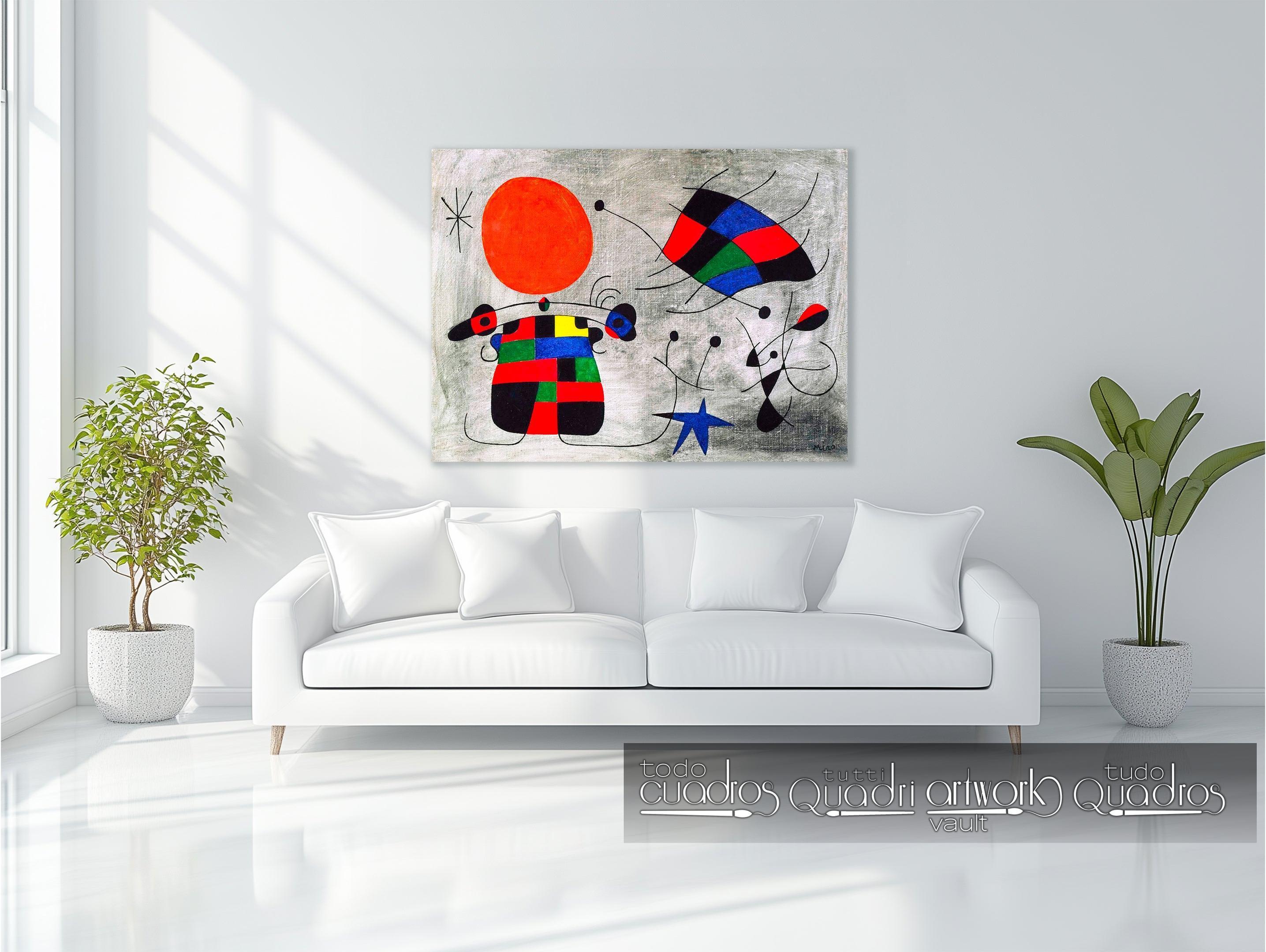 O sorriso das asas flamejantes, Miró