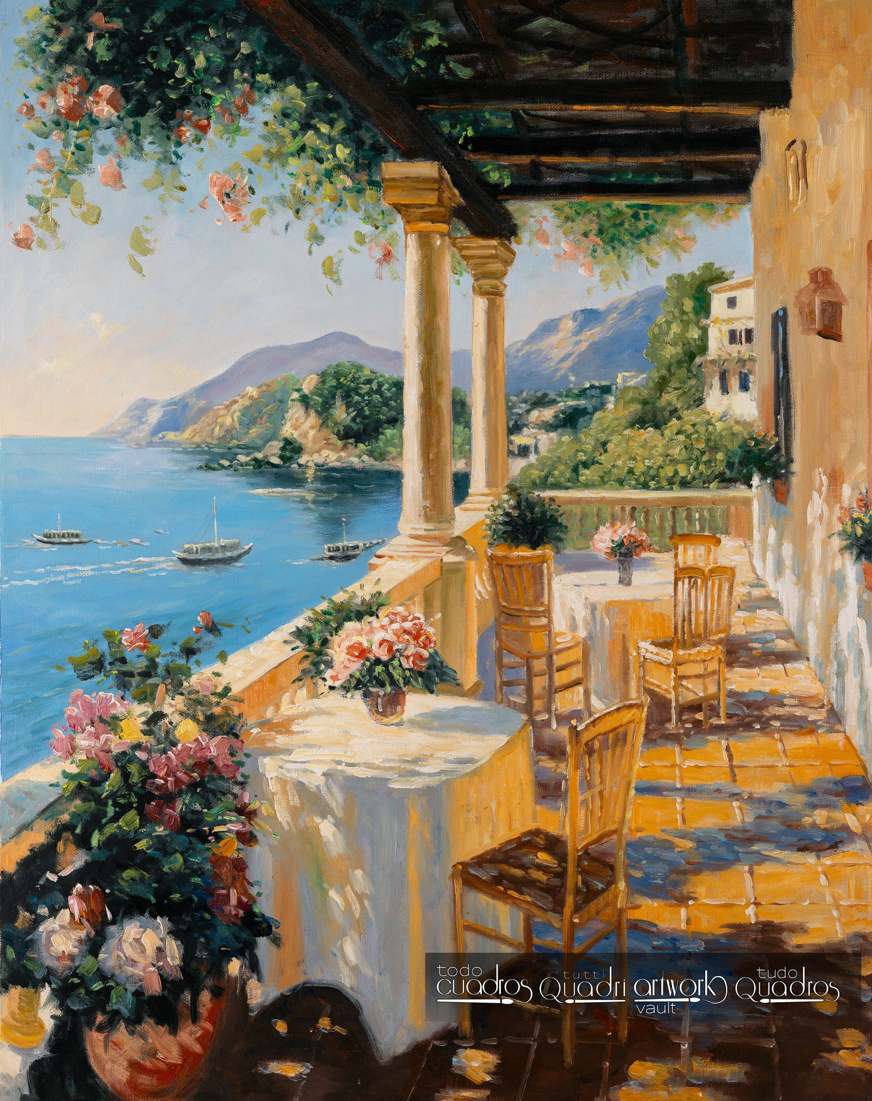 Ao abrigo do sol, estilo Sorolla