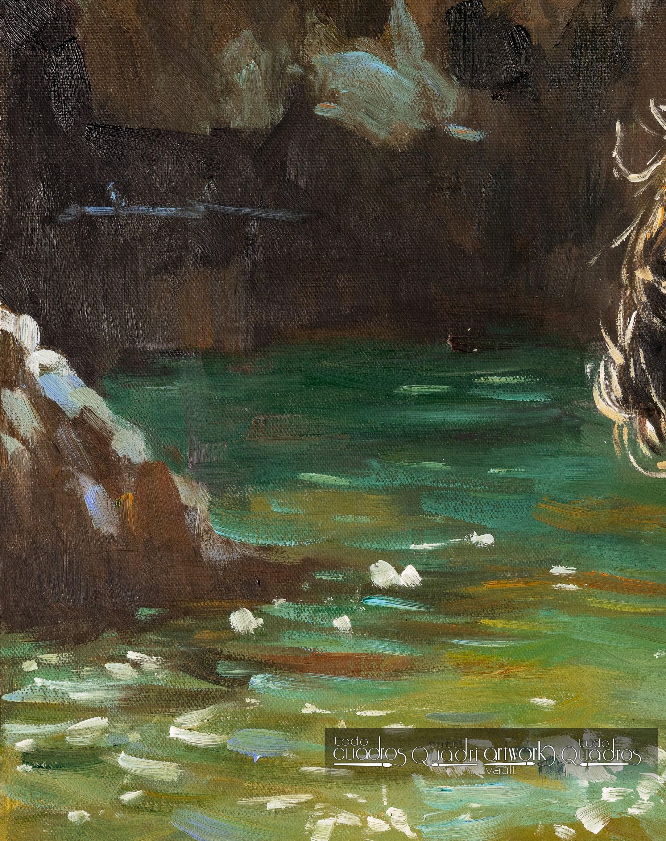 Sob o sol da enseada, estilo Sorolla