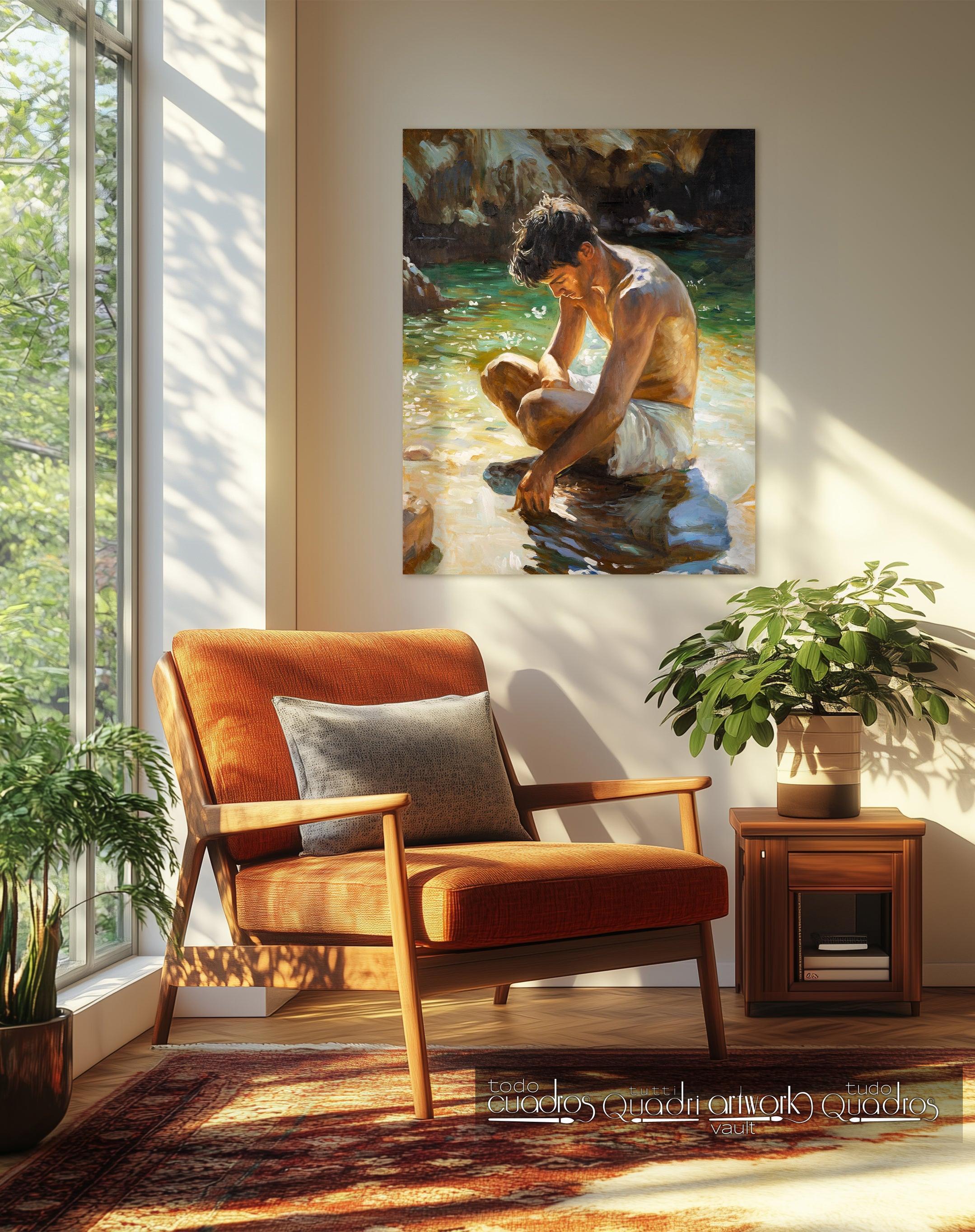 Sob o sol da enseada, estilo Sorolla