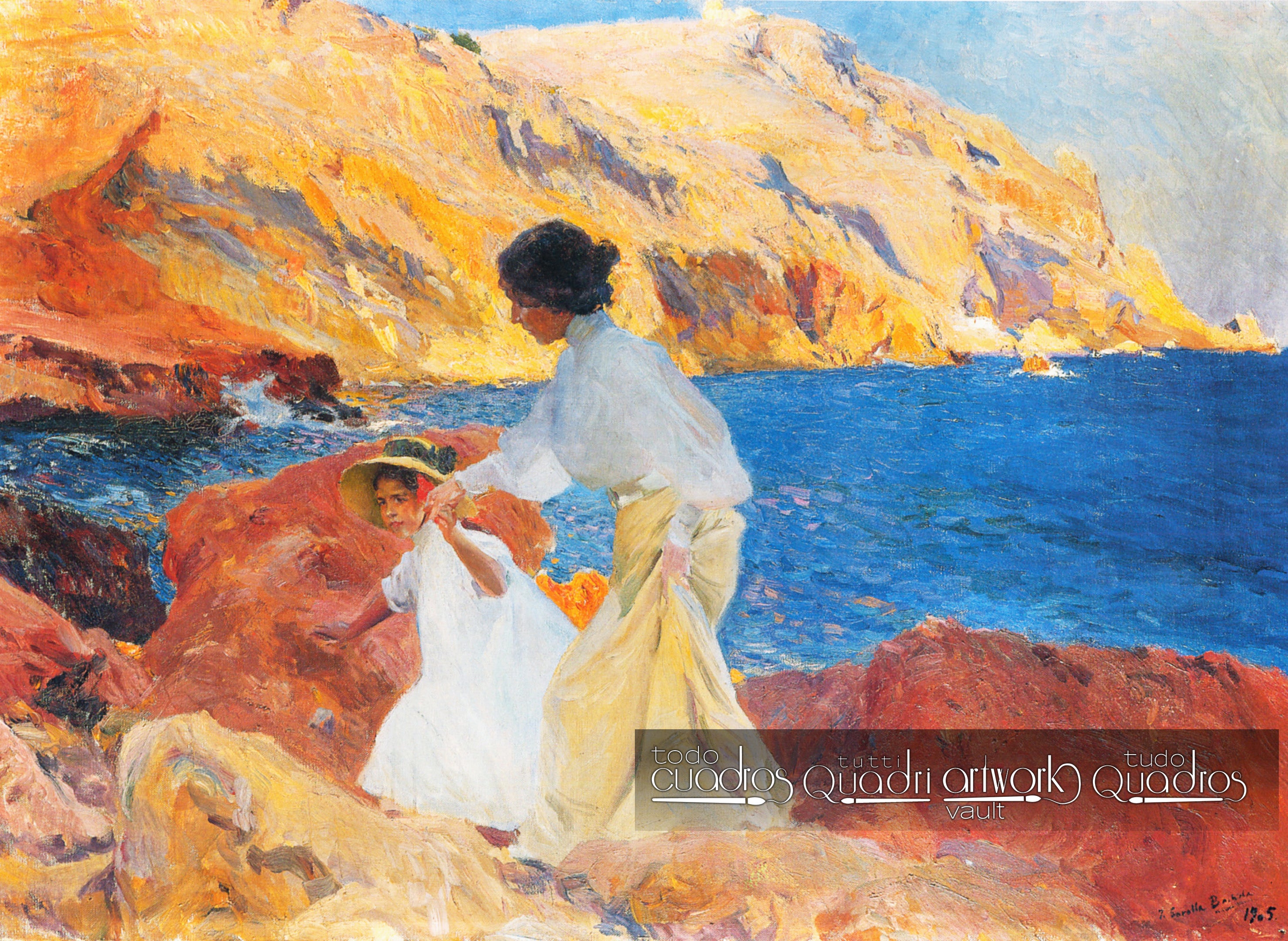 Clotilde e Elena nas Rochas, Sorolla