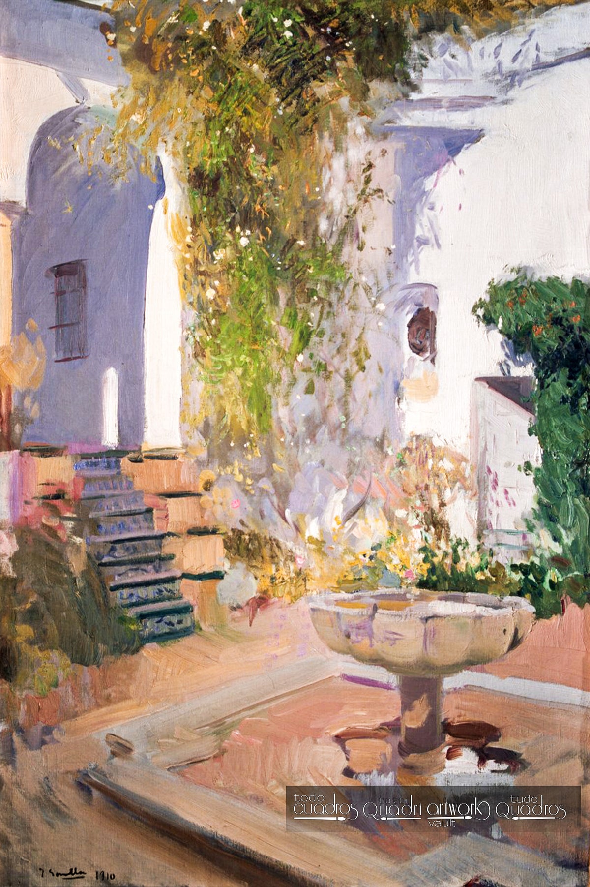 Gruta do Jardim em Sevilha, Sorolla