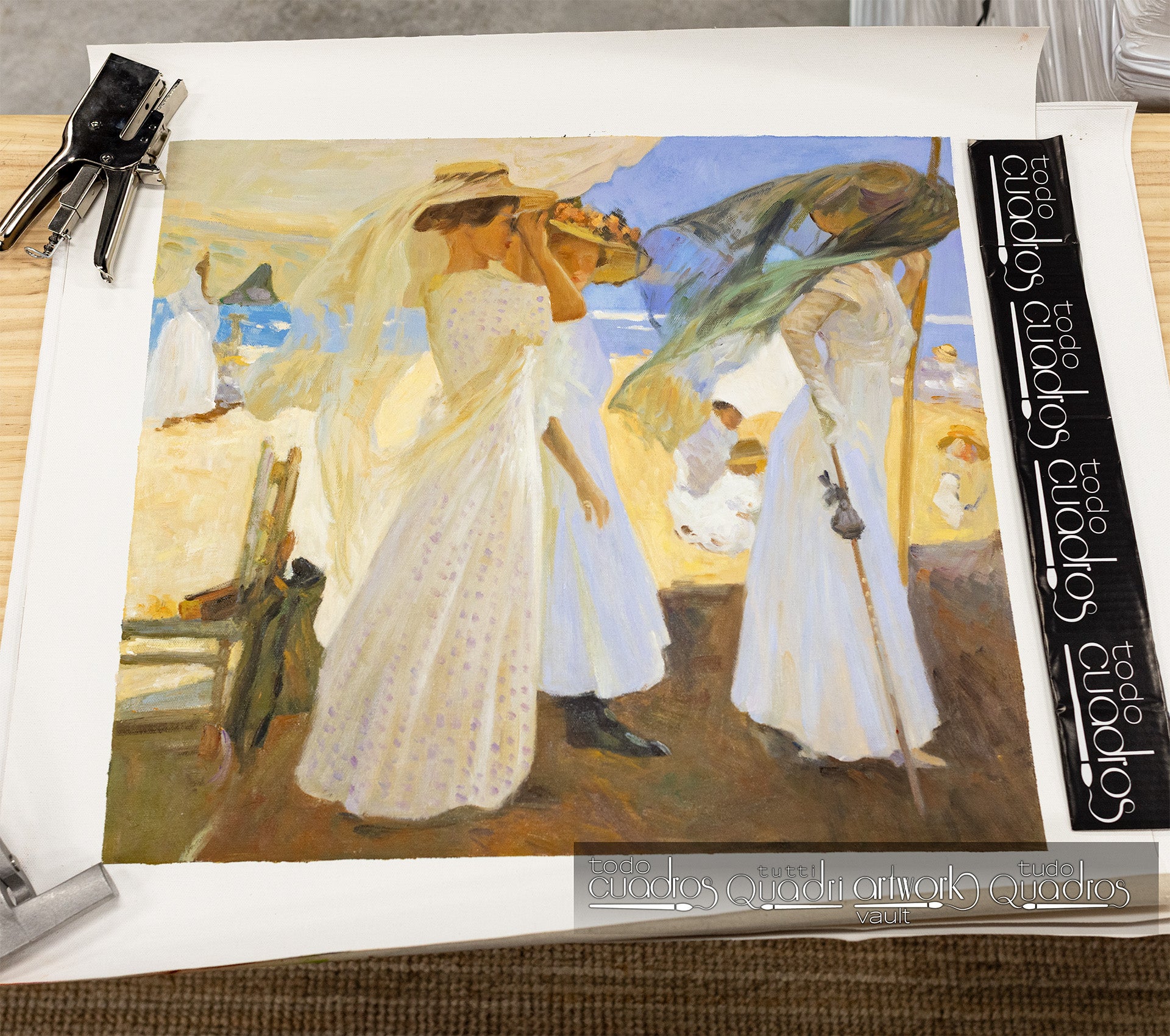 Sob o Toldo Zarautz, Sorolla