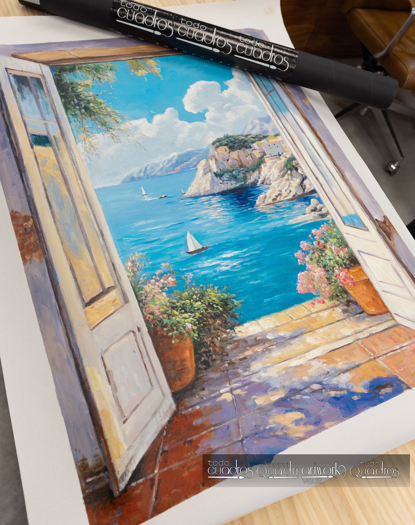 Porta para o Mediterrâneo, estilo Sorolla
