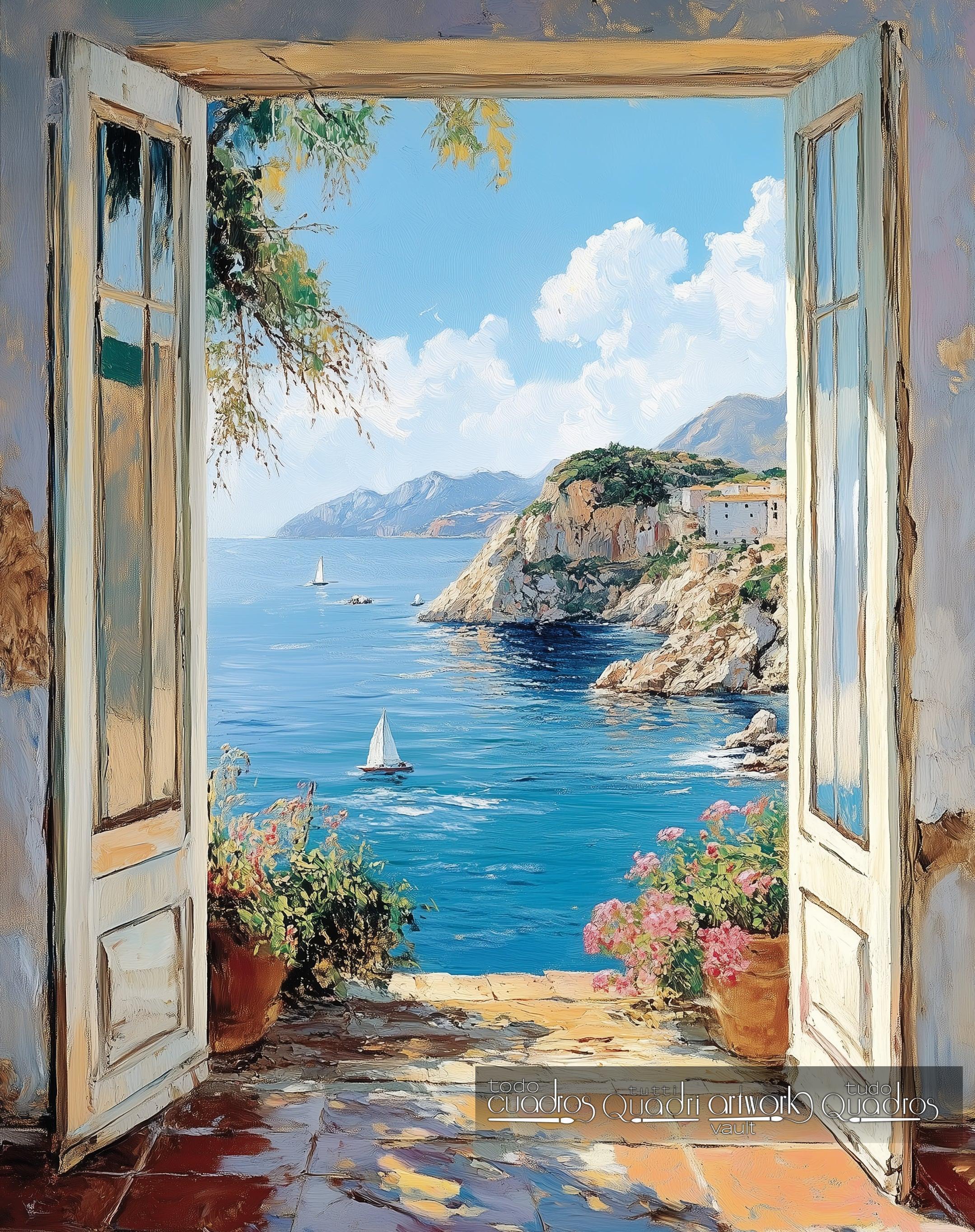 Porta para o Mediterrâneo, estilo Sorolla