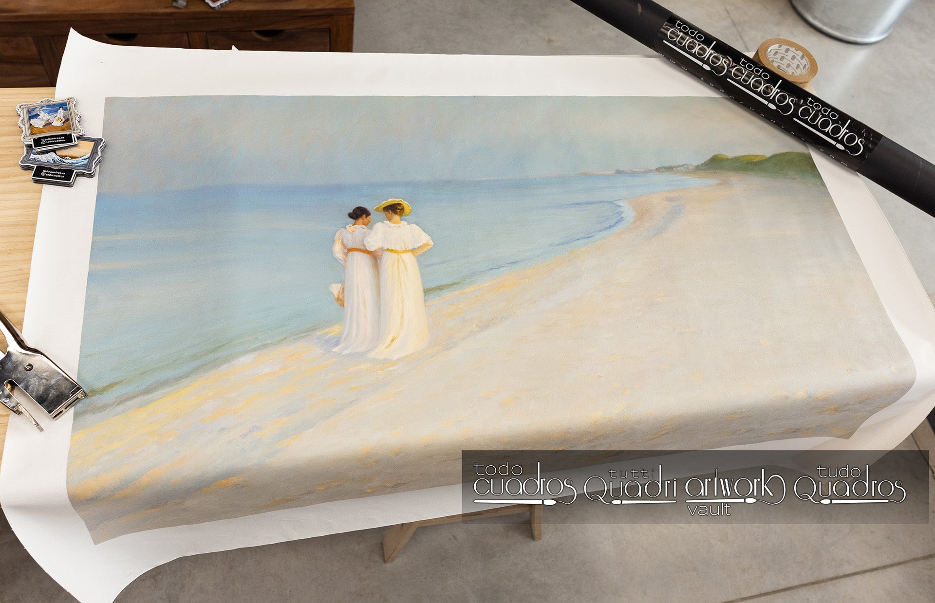 Tarde de Verão na Praia de Skagen, P. S. Krøyer