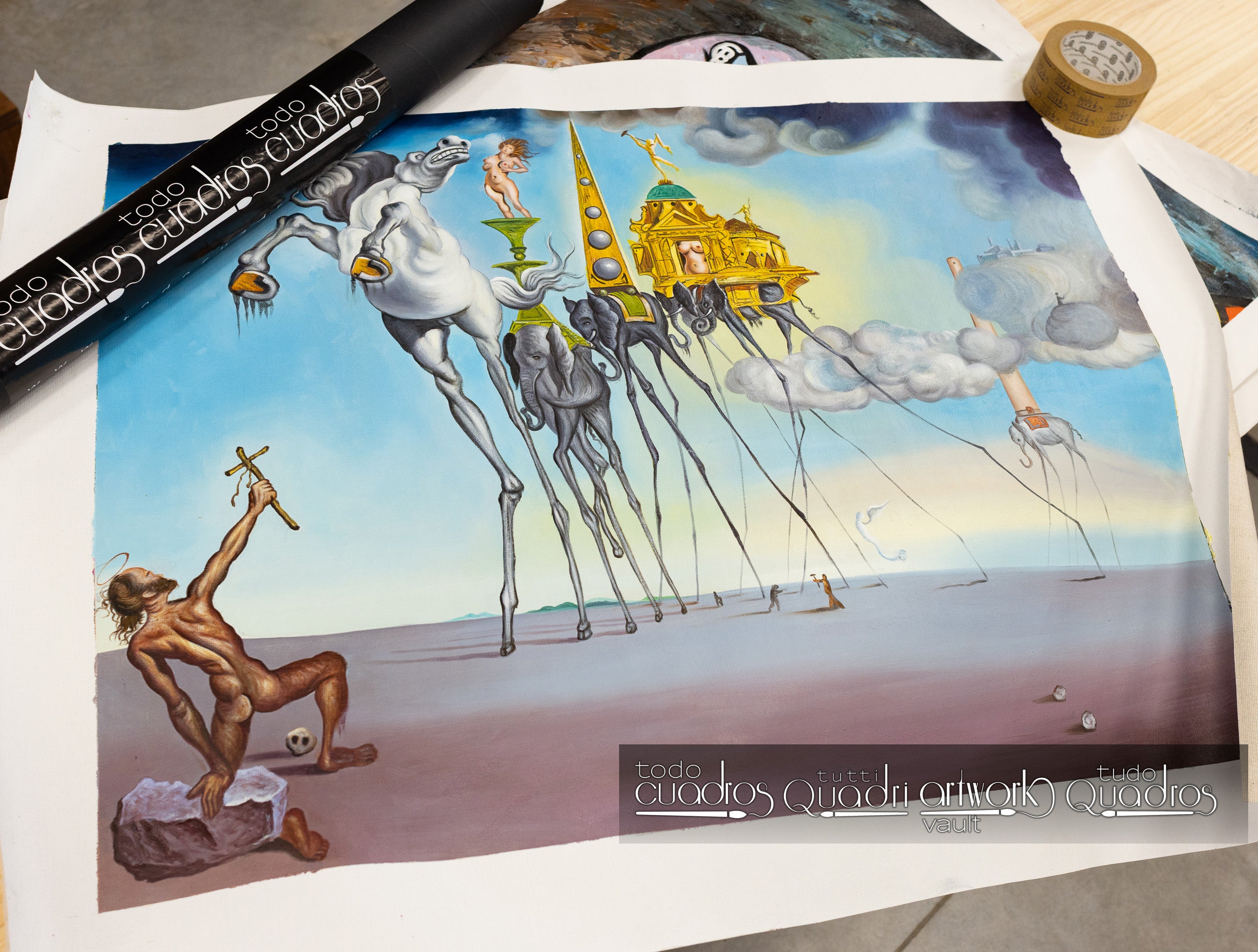 A Tentação de Santo Antão, Dalí