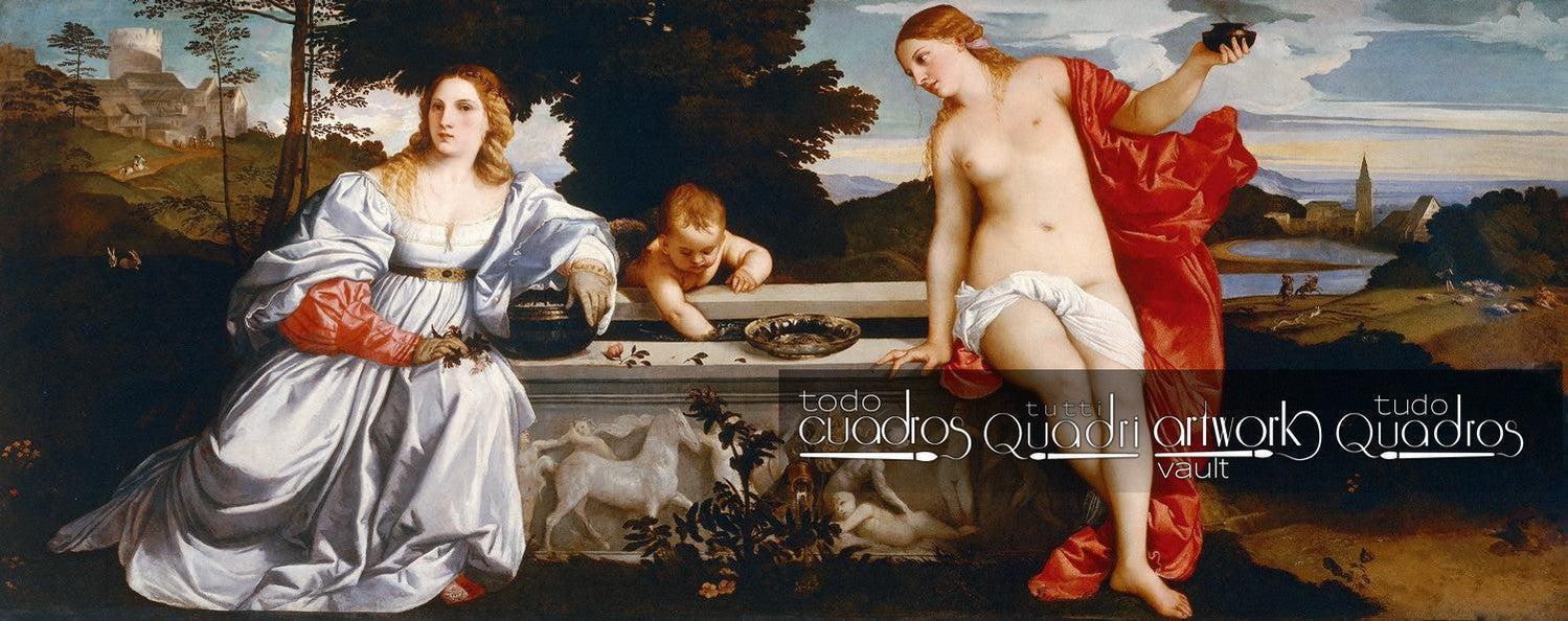 Amor sacro e amor profano, Ticiano