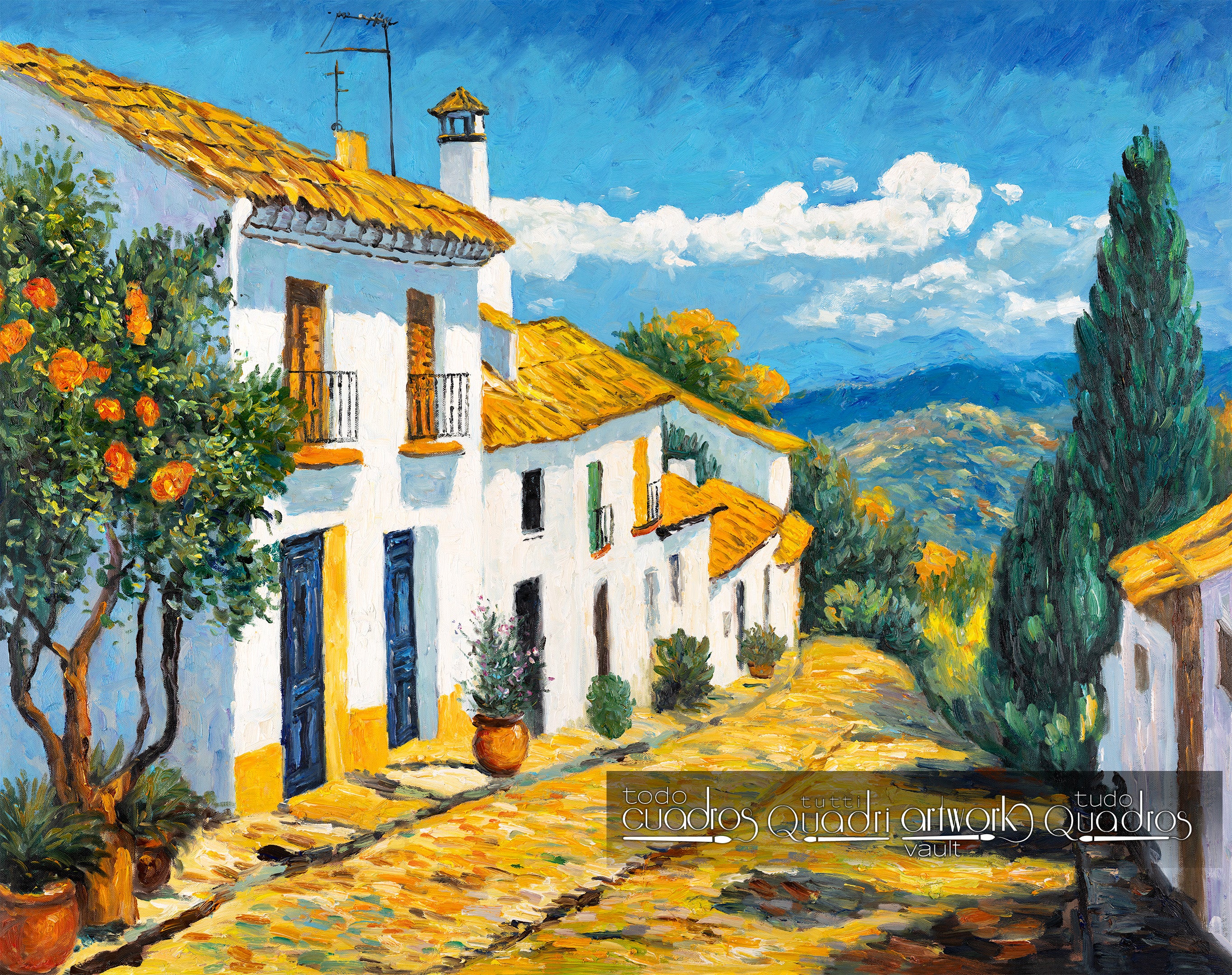 A luz do sul, estilo Van Gogh