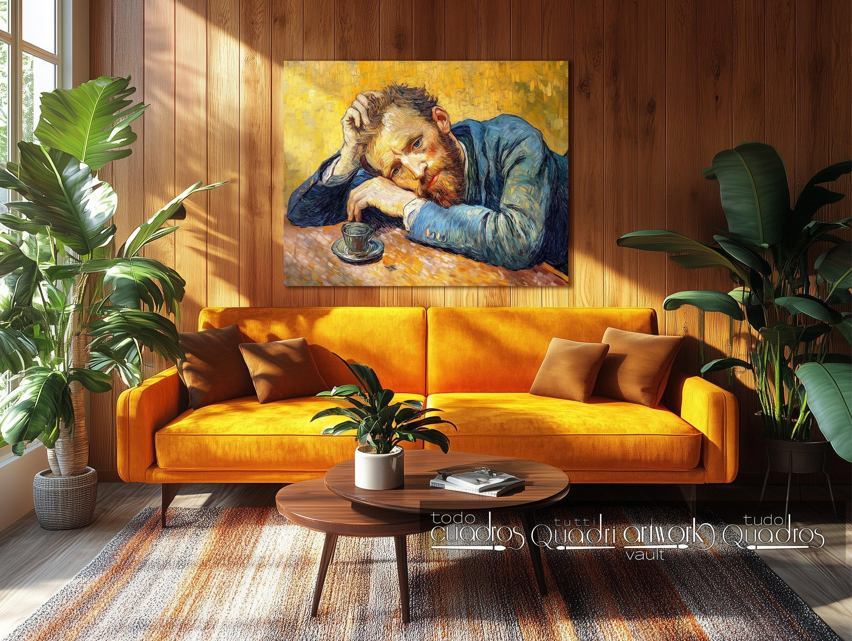 Entre Sombras e Pensamentos, Estilo Van Gogh Moderno