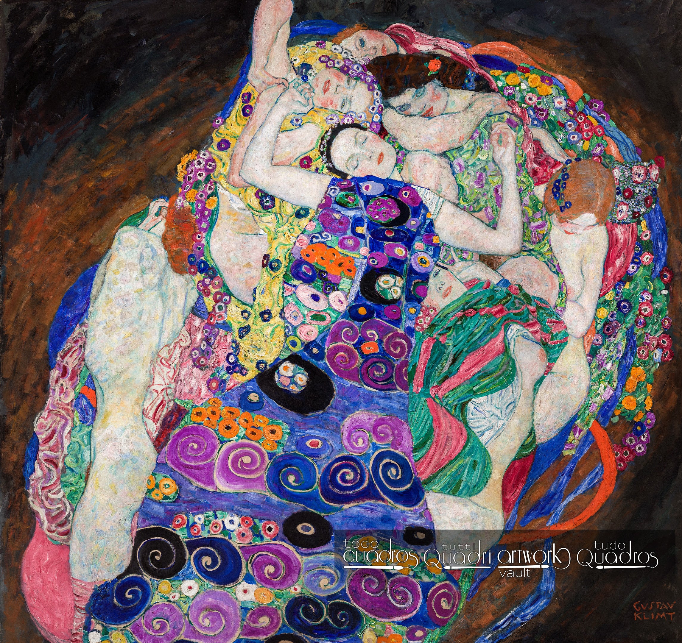A virgem, Klimt