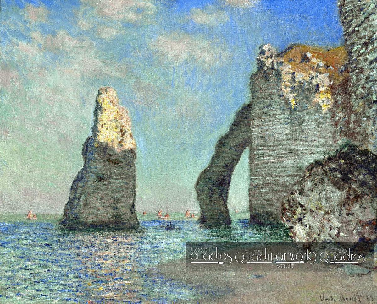 Penhascos de Étretat, Monet