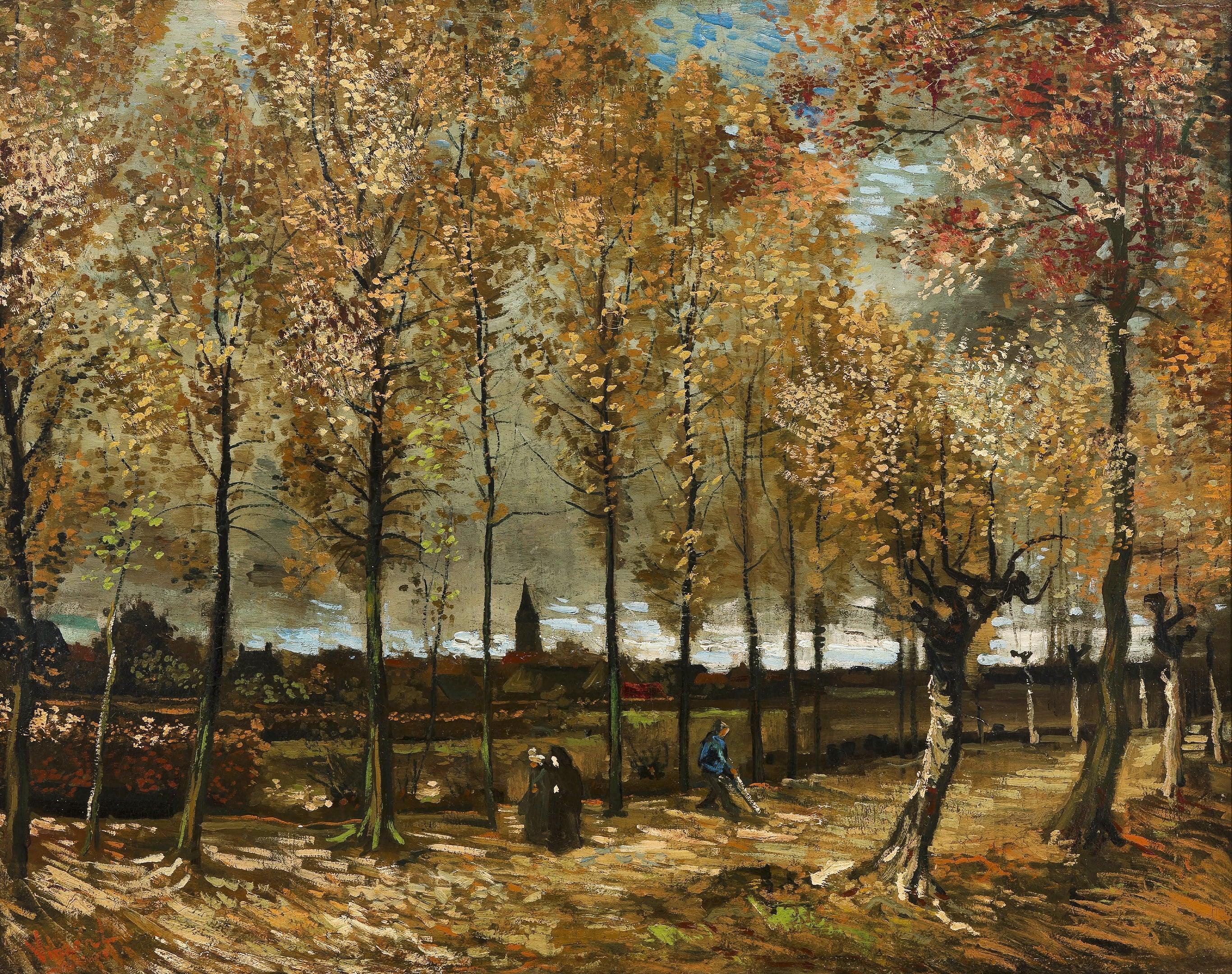 Choupos perto de Nuenen, Van Gogh