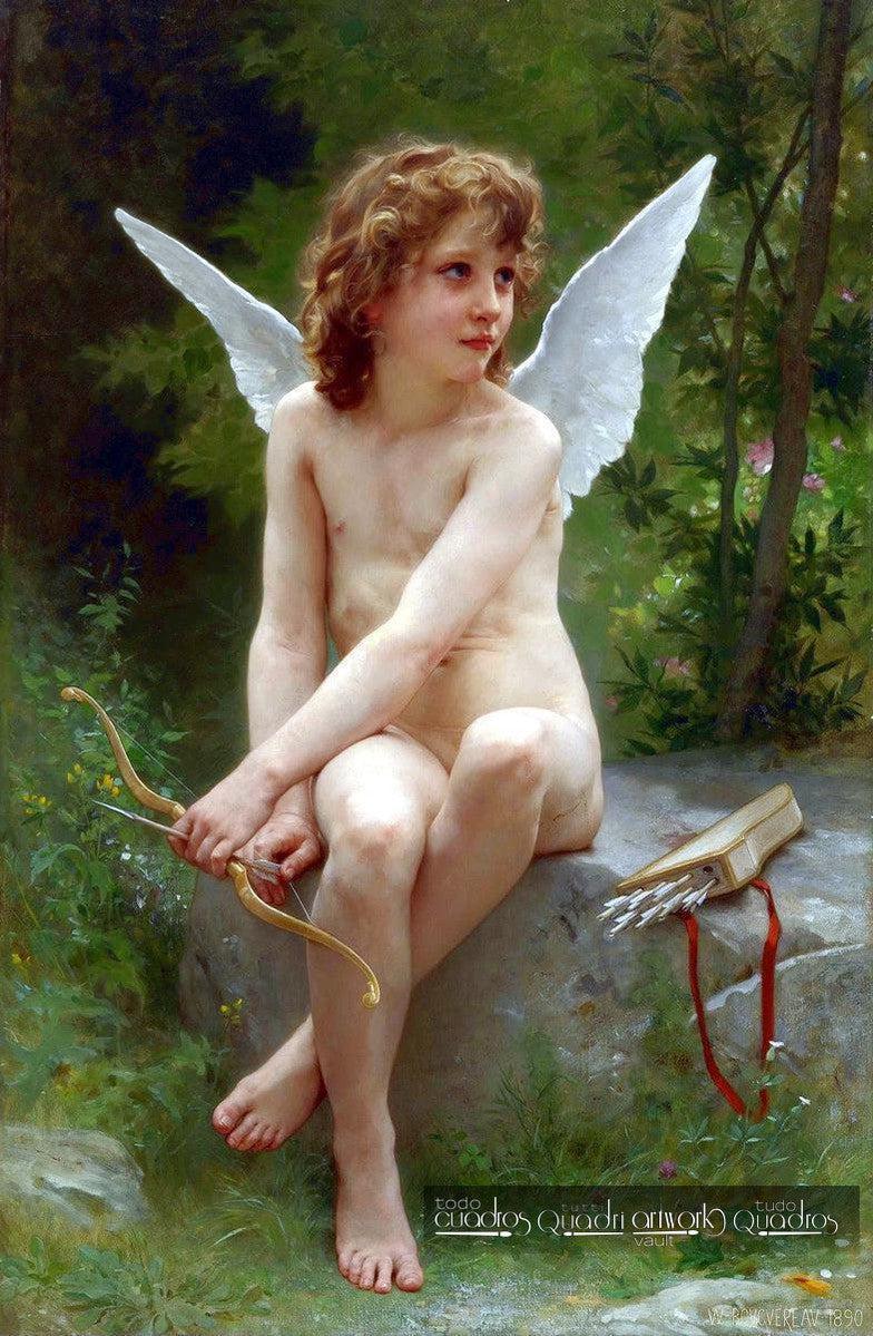 Amor à espreita, Bouguereau