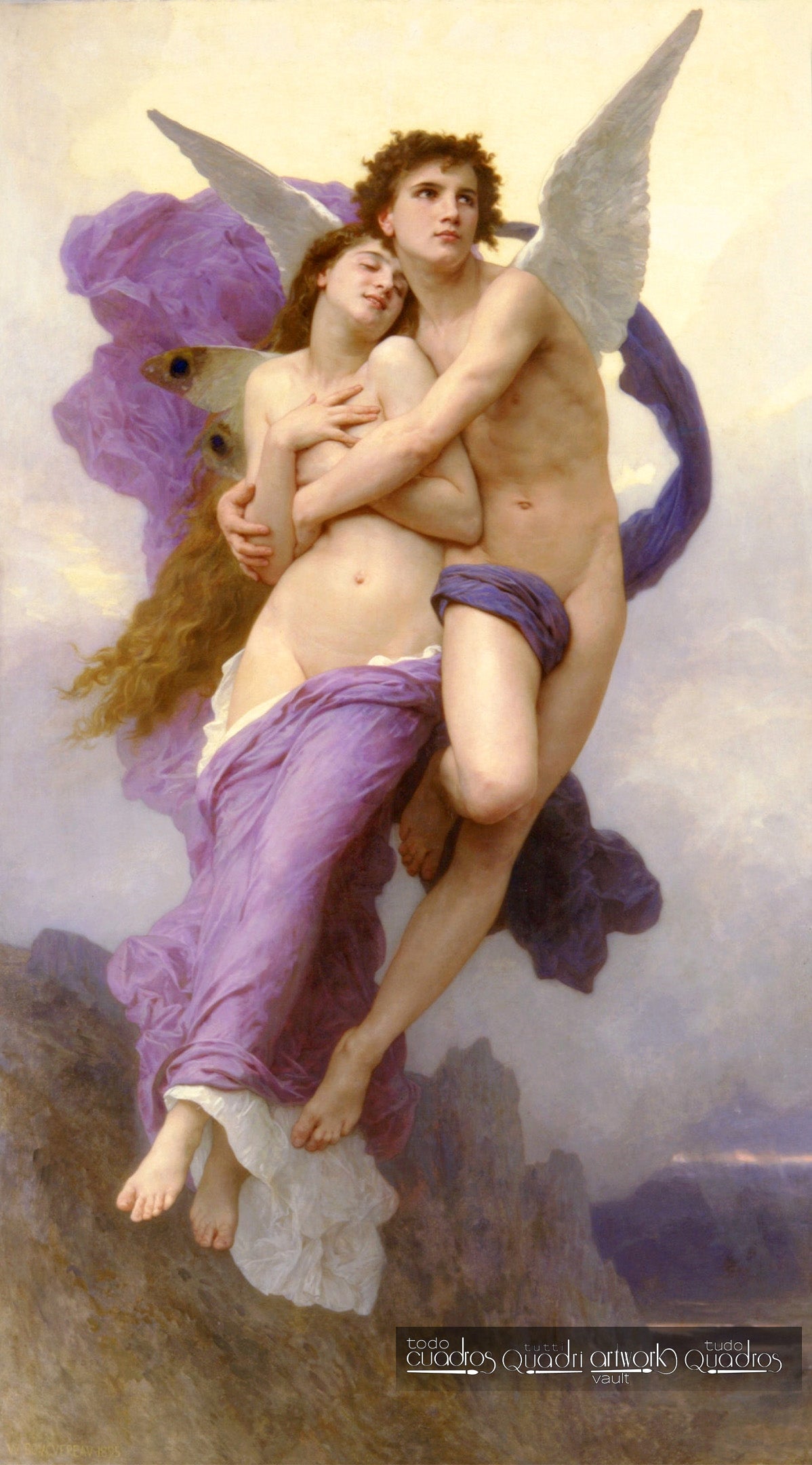 O rapto de Psiquê, Bouguereau