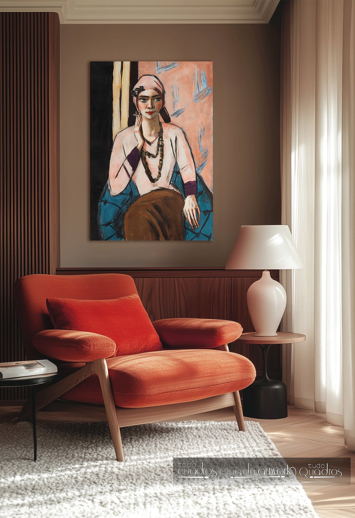 Quappi com camisola rosa, Max Beckmann