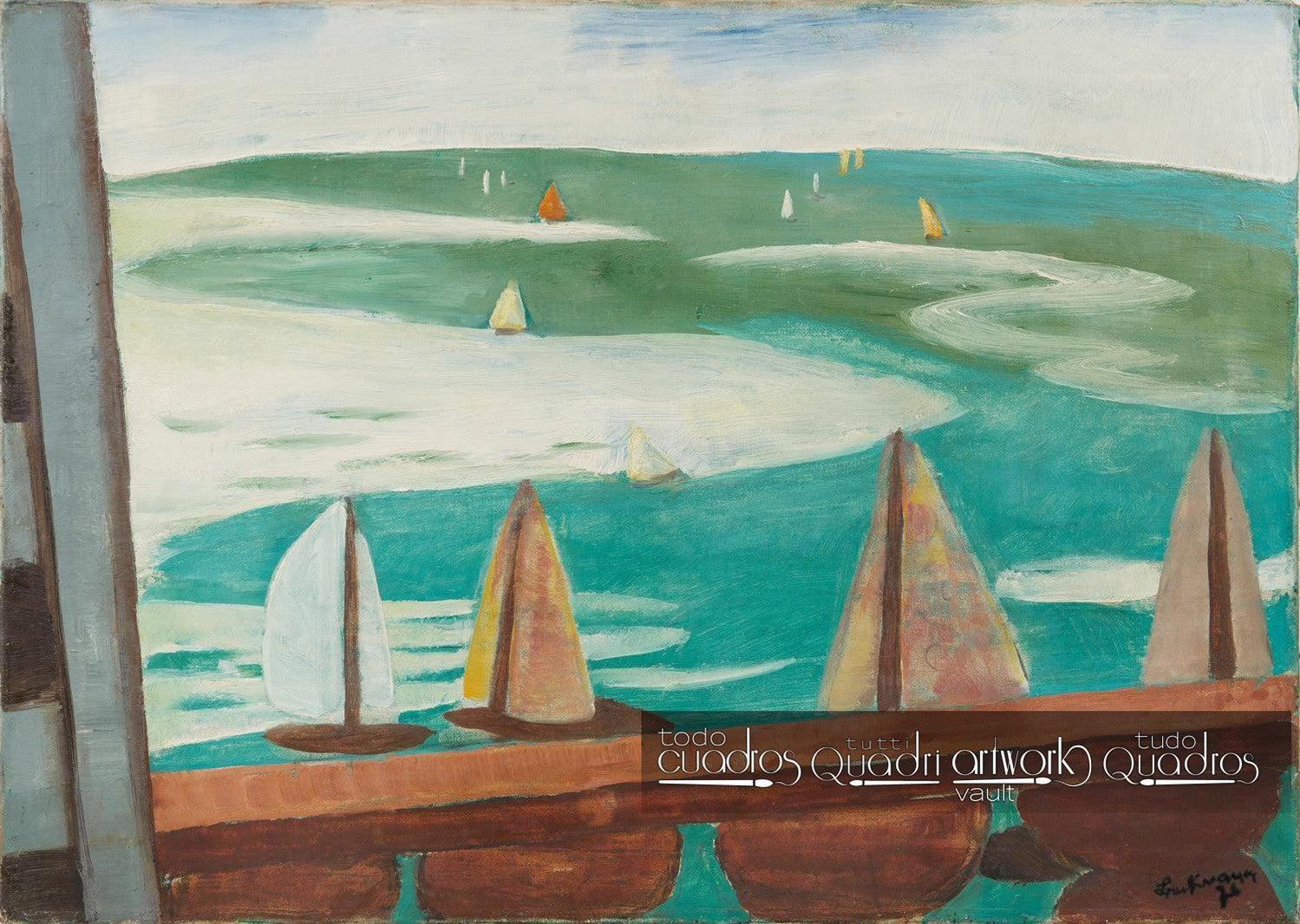 Spotorno, vista da janela, Max Beckmann