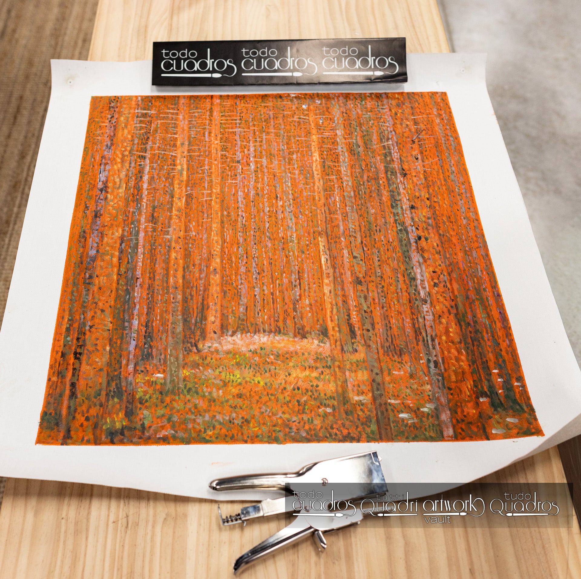 O bosque de bétulas, Klimt