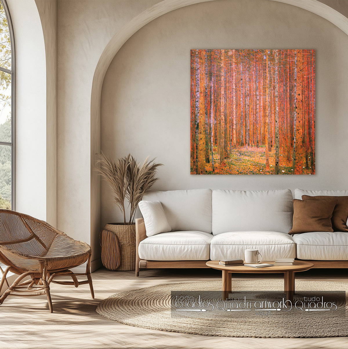 O bosque de bétulas, Klimt