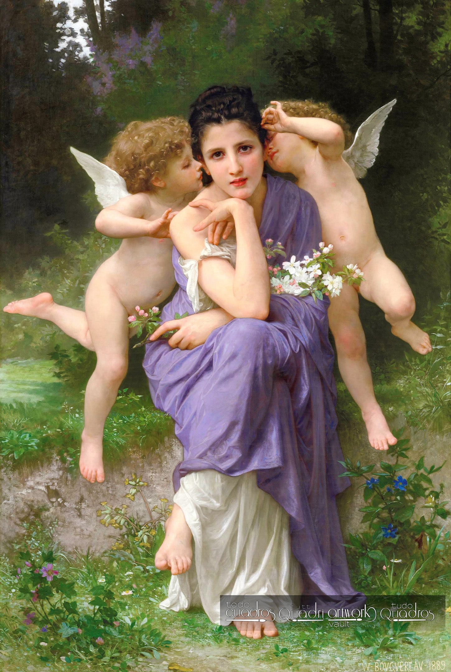 Canções da primavera, Bouguereau