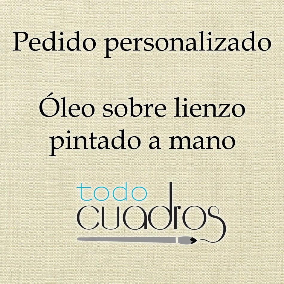 1 x cuadro al óleo 84 x 144 cm. Pedido personalizado para Rachael