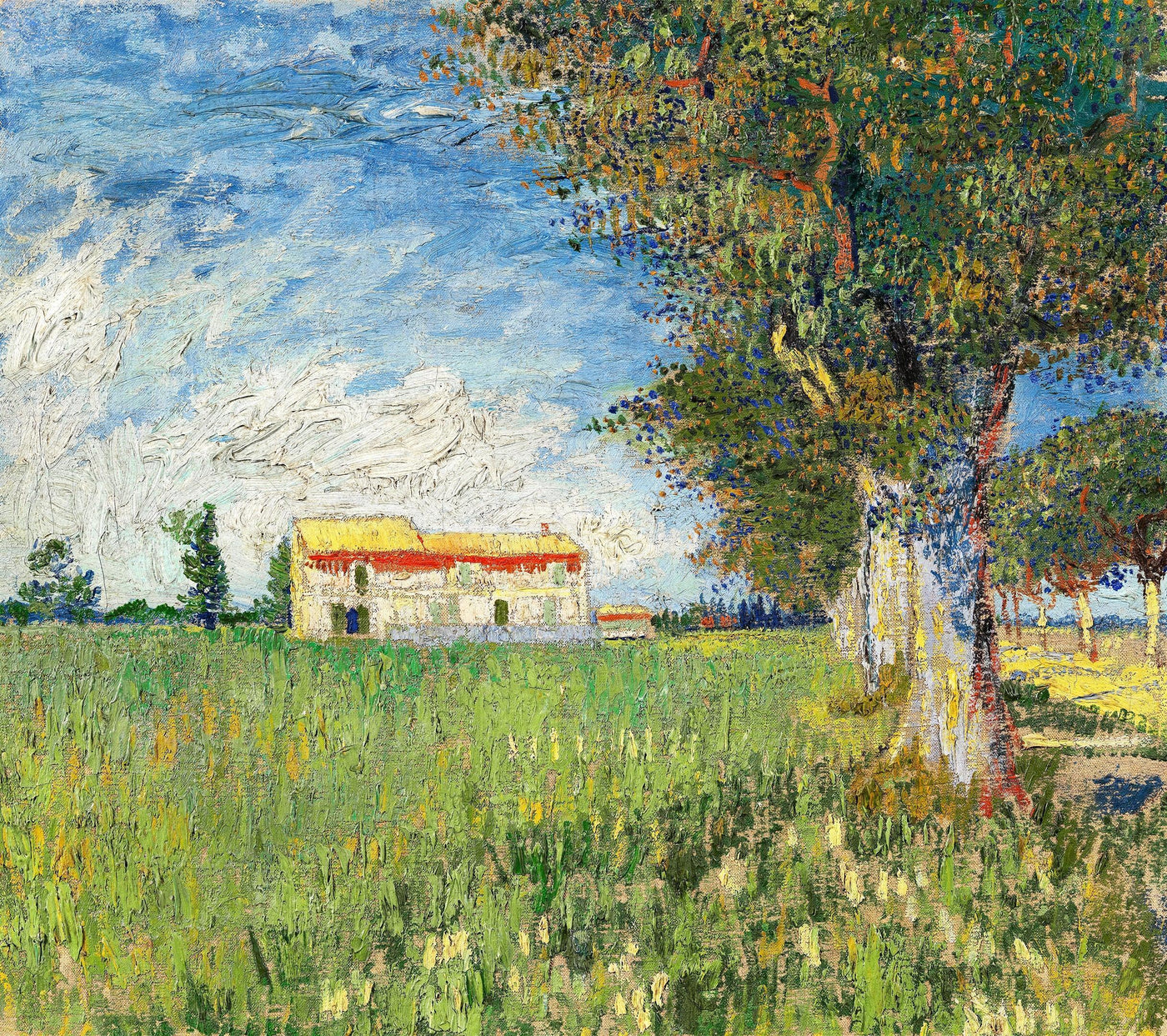 casa-da-quinta-em-um-campo-de-trigo-van-gogh-reprodu-o-a-leo-do