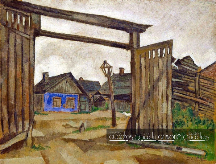 Casas em Vitebsk, Chagall