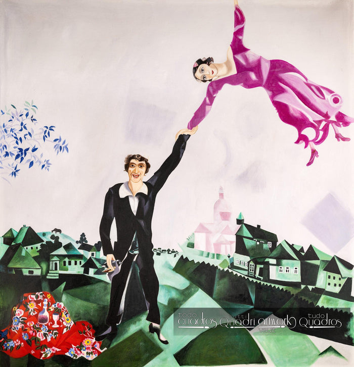 O passeio, Chagall