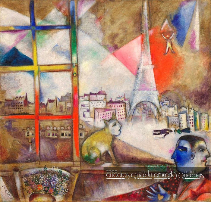 Paris através da janela, Chagall