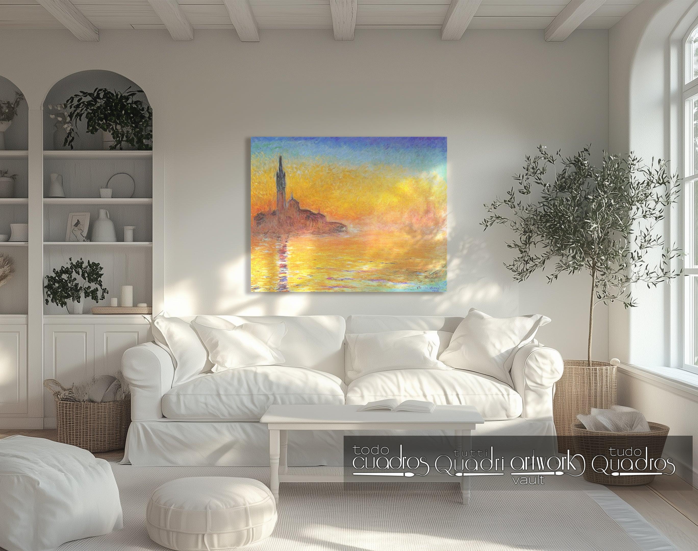Crepúsculo em Veneza, Monet