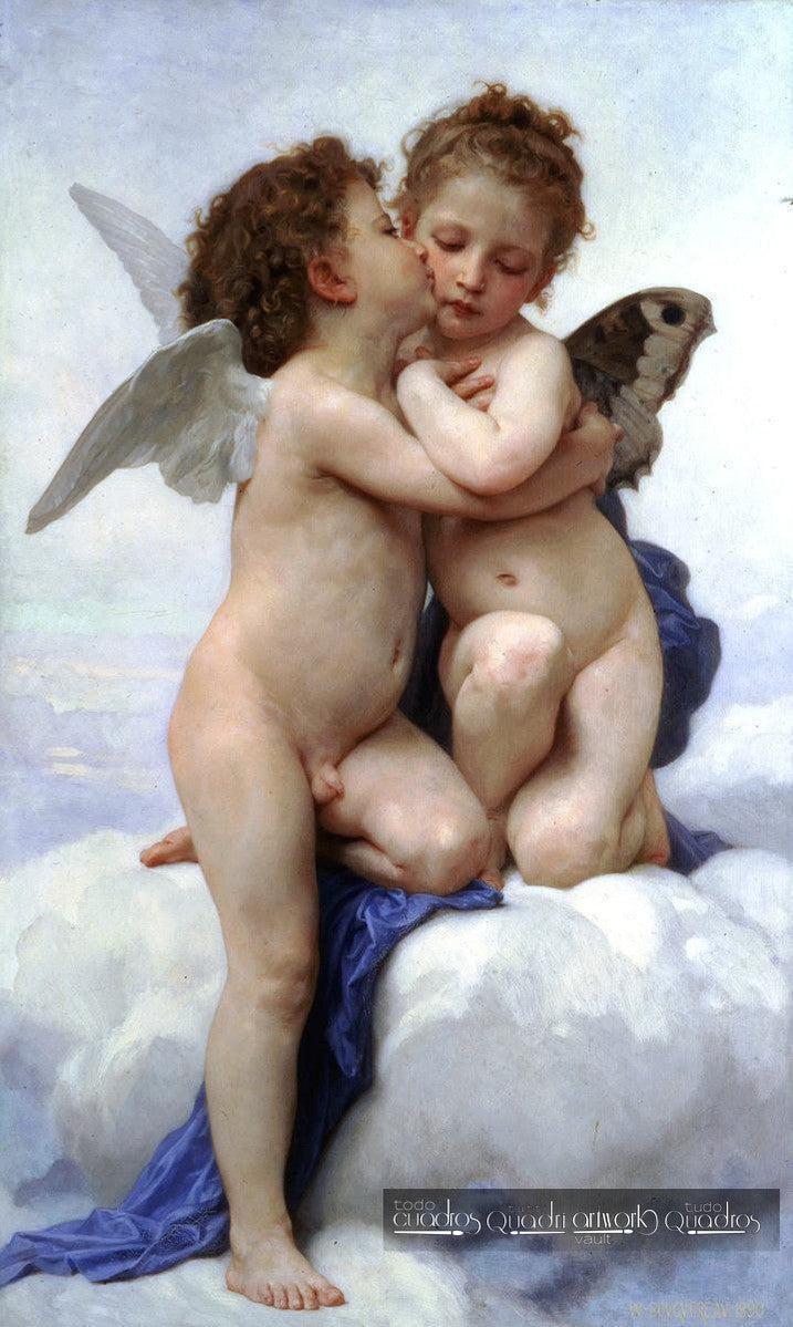 Cupido e Psique, crianças, Bouguereau
