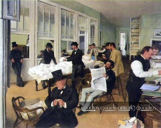 Um escritório de algodão em Nova Orleans, Degas